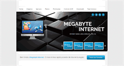 Desktop Screenshot of megabyteinternet.com.br
